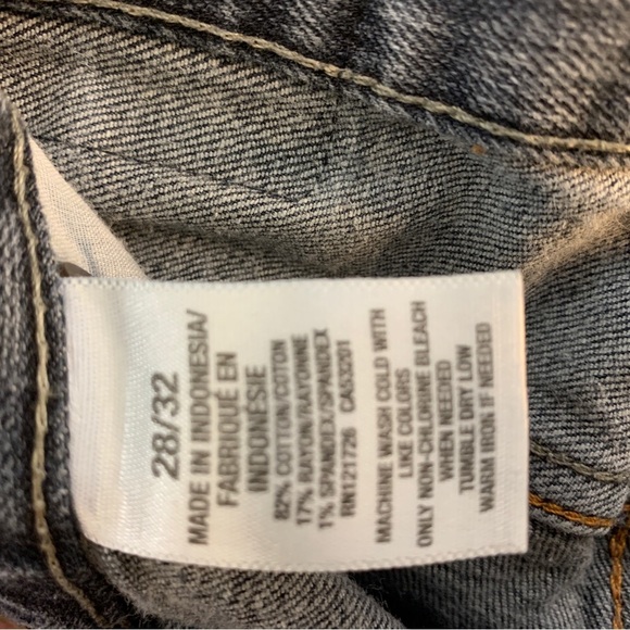 Aeropostale Slim Straight Leg Jeans - Men’s Size 28X32 - Dark Wash - Picture 6 of 6